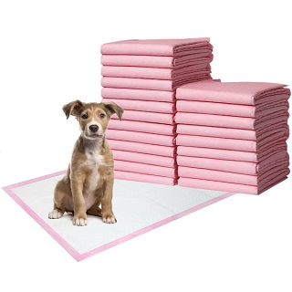 HEAVY DUTY PINK DOG PUPPY LARGE TRAINING WEE WEE PADS PAD FLOOR TOILET MATS 60 X 45CM